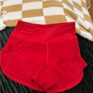Lululemon Speed Up High Rise Lined Short 4”